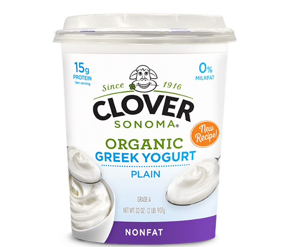 Organic Non Fat Greek Yogurt Plain 32 oz