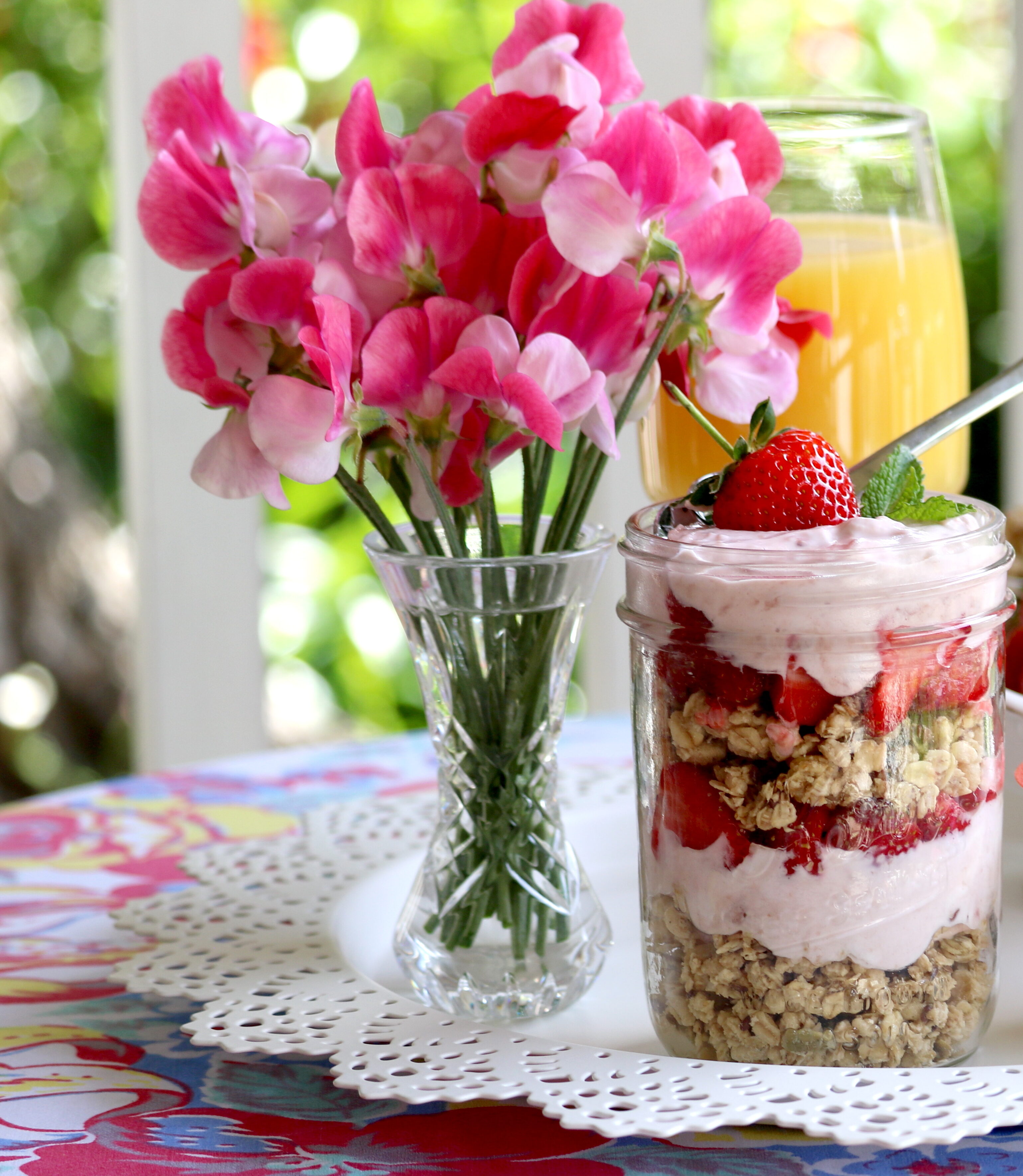 Mother's Day Greek Yogurt Parfait - Clover