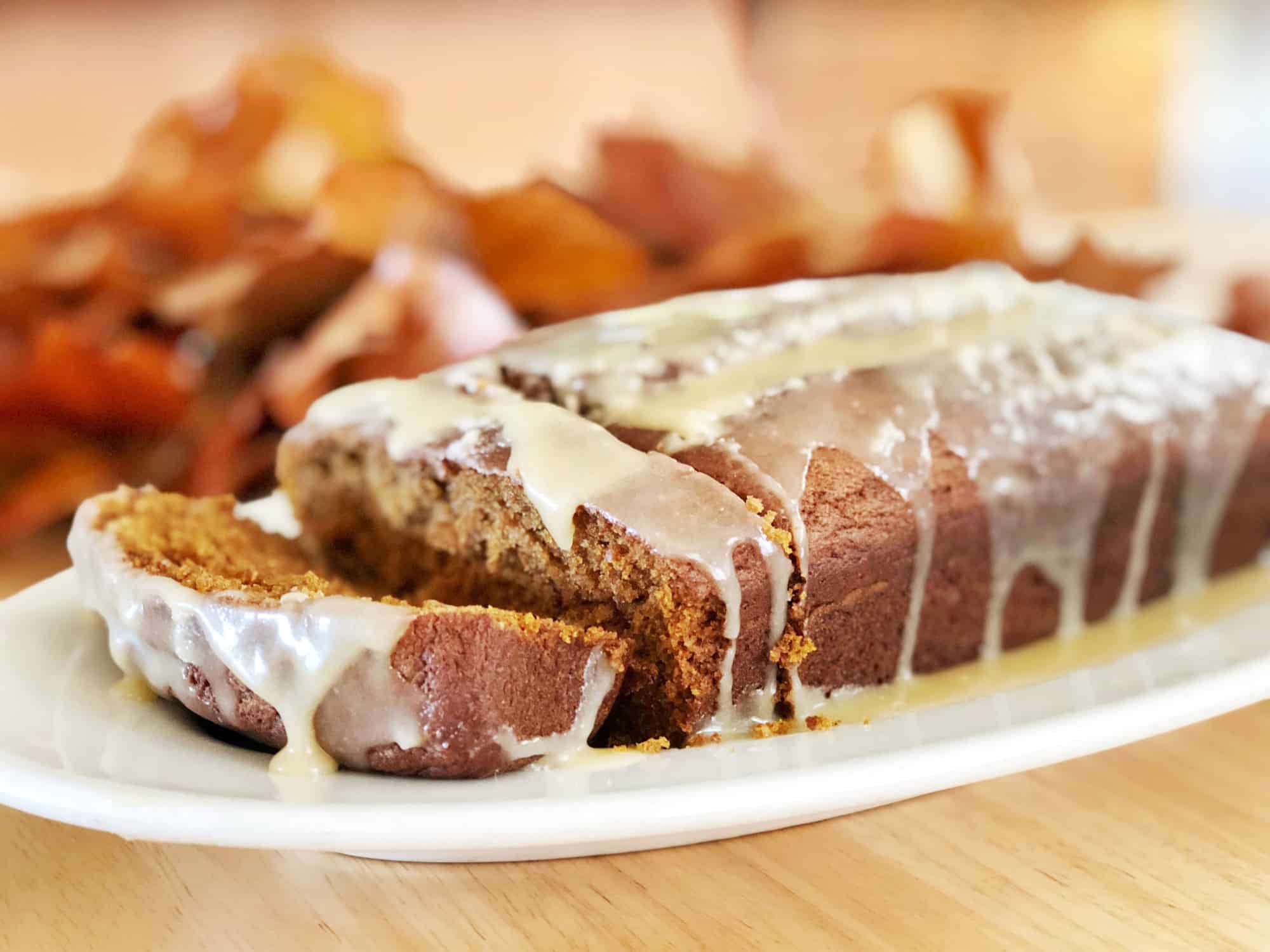 Clo's Fall Pumpkin Bread with Brown Butter Icing - Clover