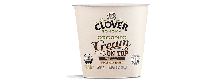 Vanilla Organic Cream on Top Yogurt 6 oz
