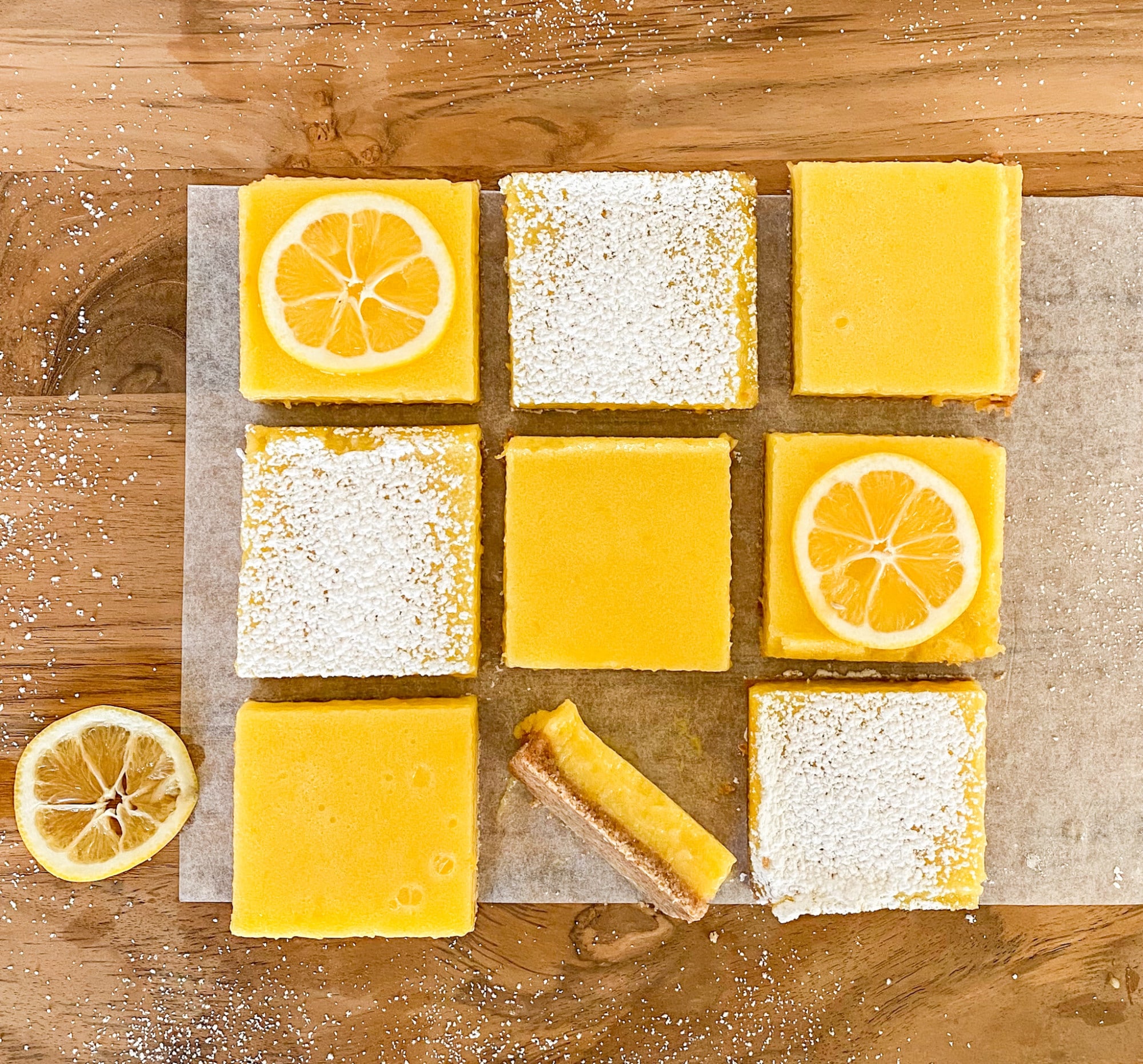 Ginger Meyer Lemon Bars - Clover