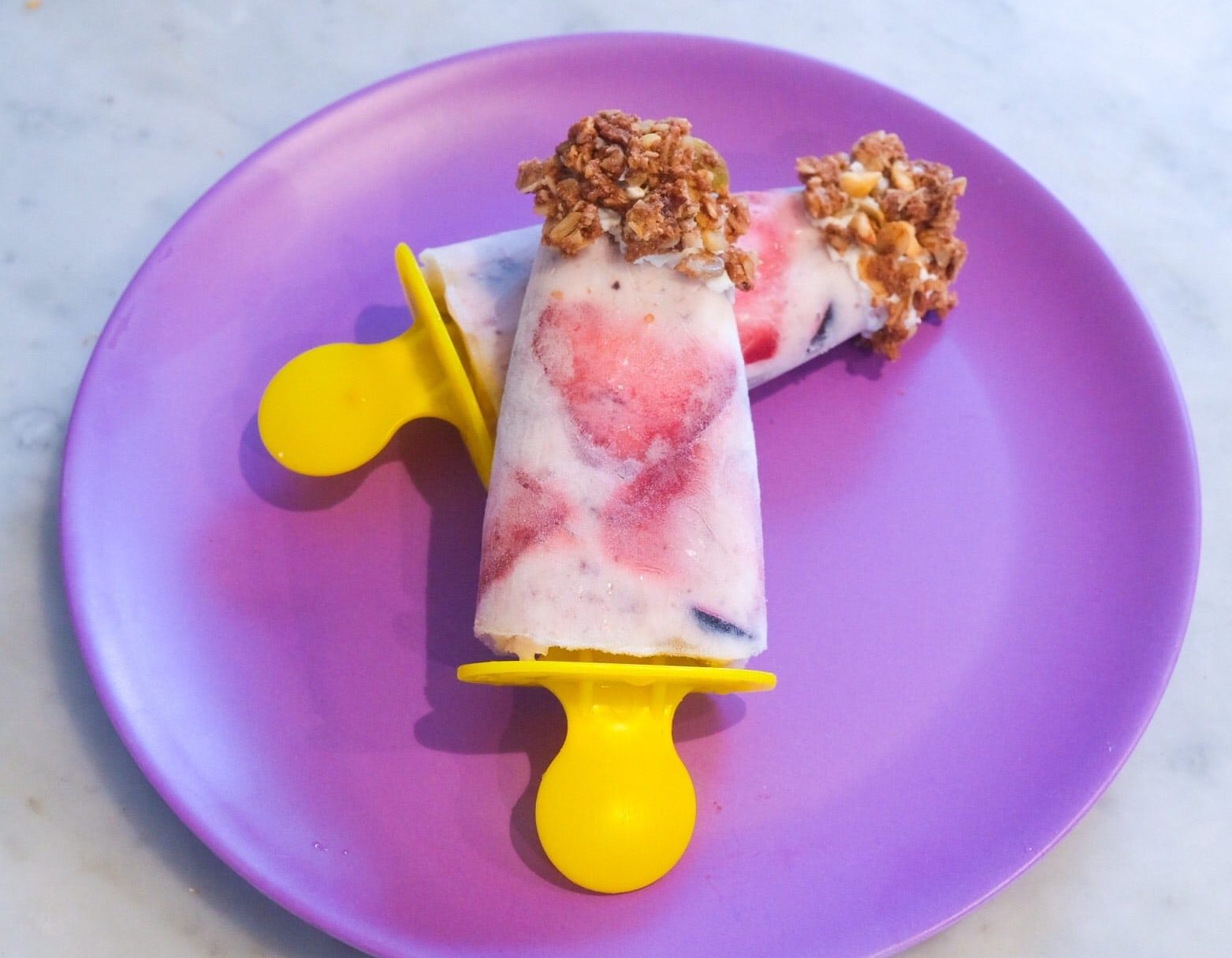 Yogurt Breakfast Popsicles | Recipes | Clover Sonoma
