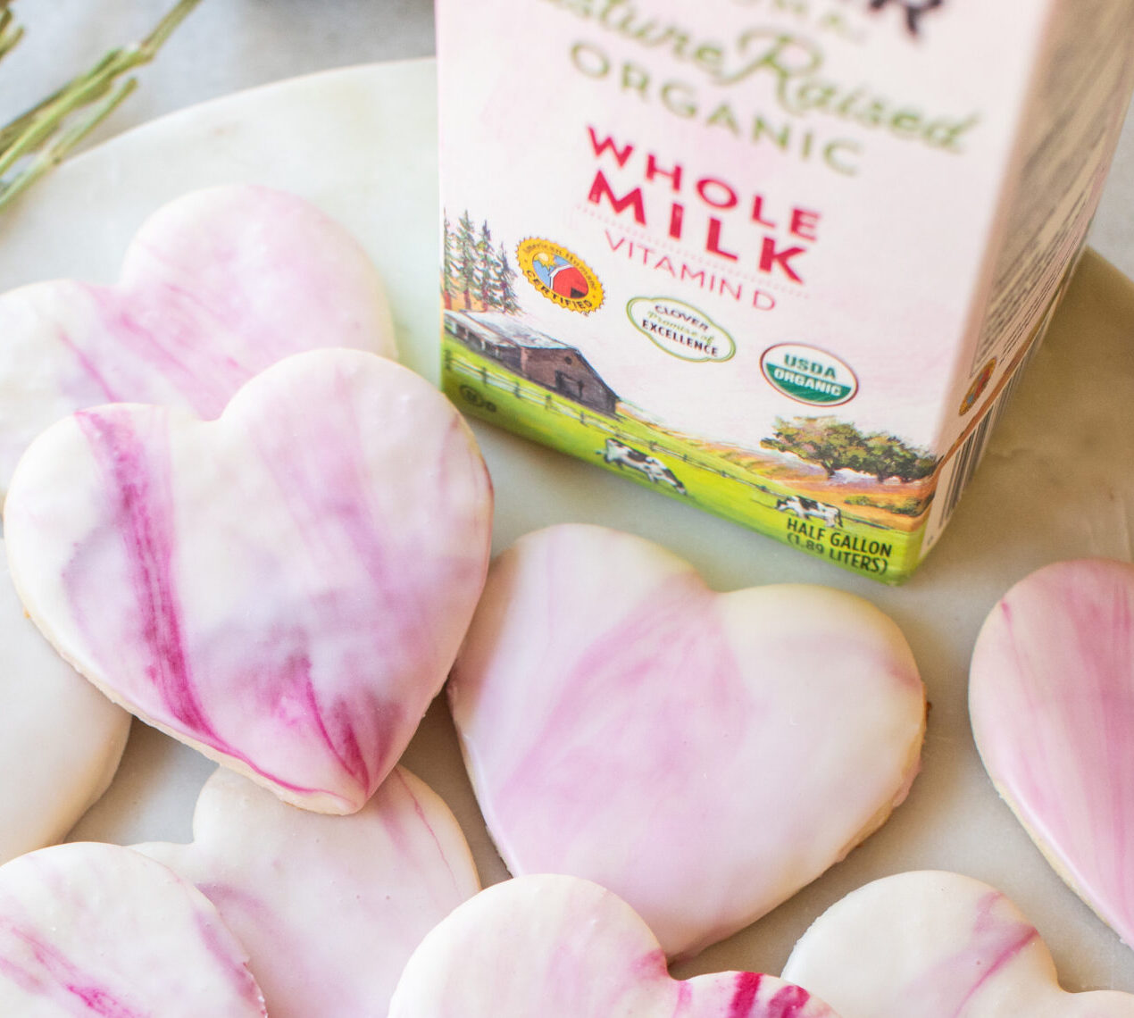 Marbled Sugar Cookies - Clover