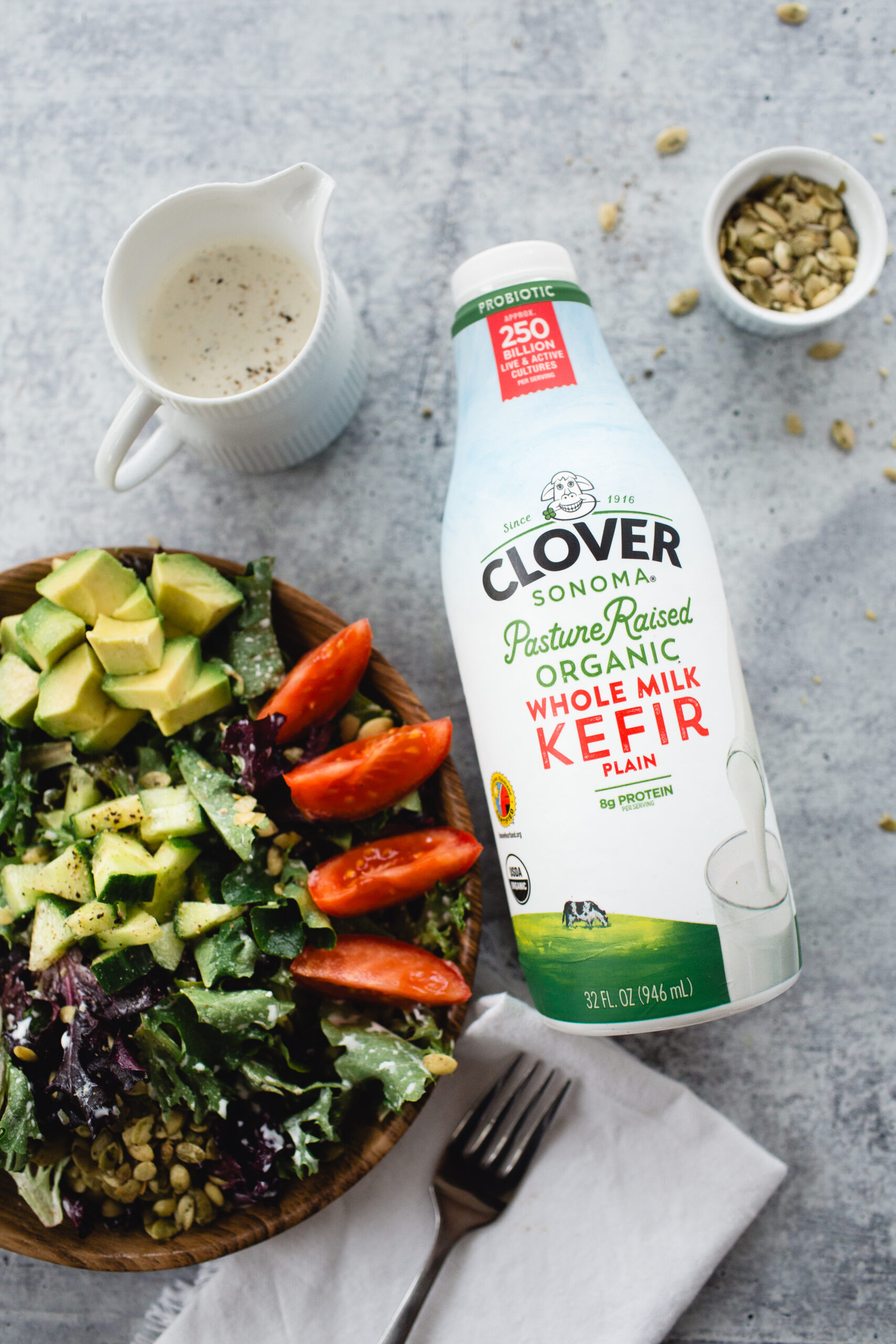 Ranch Kefir Salad Dressing - Clover