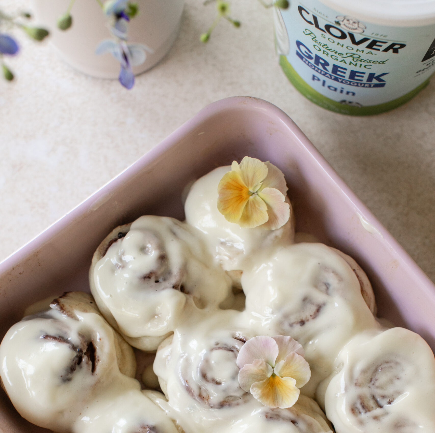 Greek Yogurt Cinnamon Rolls - Clover